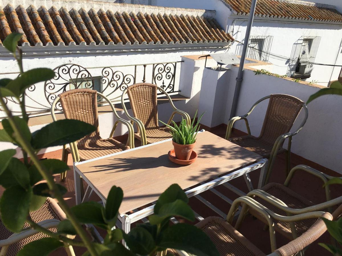 Casa Leon Blanco Carmona Reformada Centrica Con Chimenea Y Terraza Con Vistas Villa Eksteriør billede
